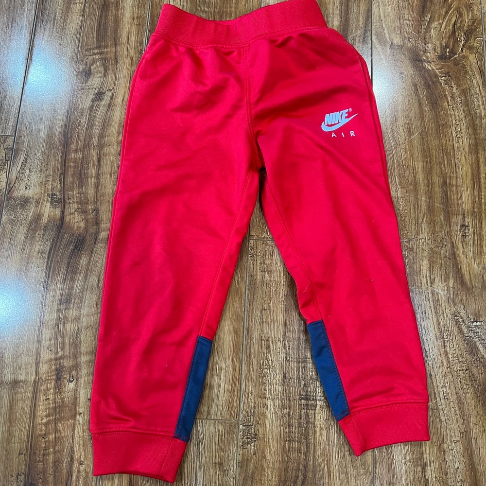 Boys 3T Nike red and gray sweat pants